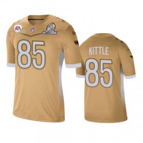 Tröjor San Francisco 49ers George Kittle 85 Game Gold 2021 NFC Pro Bowl - Män
